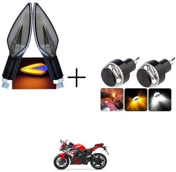 PECULIAR ZONE Front, Rear, Side LED Indicator Light for Bajaj, Hero, Honda, TVS, Suzuki, Universal For Bike Universal For Bike