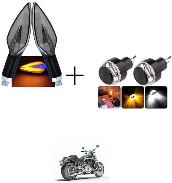 PECULIAR ZONE Front, Rear, Side LED Indicator Light for Bajaj, Hero, Honda, TVS, Suzuki, Universal For Bike Universal For Bike