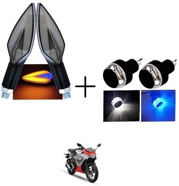 PECULIAR ZONE Front, Rear, Side LED Indicator Light for Bajaj, Hero, Honda, TVS, Suzuki, Universal For Bike Universal For Bike