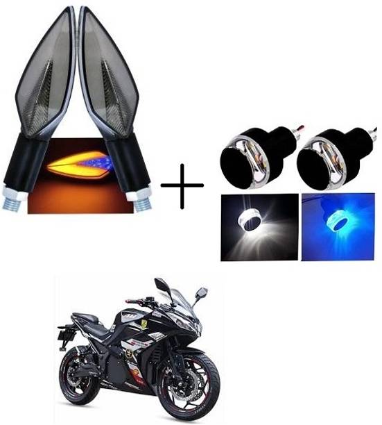 PECULIAR ZONE Front, Rear, Side LED Indicator Light for Bajaj, Hero, Honda, TVS, Suzuki, Universal For Bike Universal For Bike