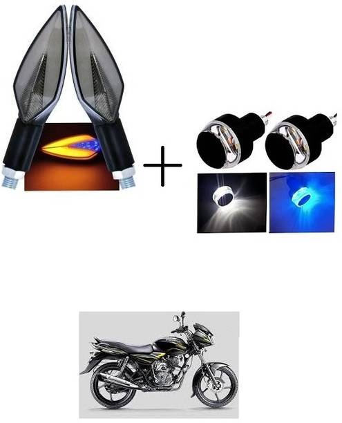 PECULIAR ZONE Front, Rear, Side LED Indicator Light for Bajaj, Hero, Honda, TVS, Suzuki, Universal For Bike Universal For Bike