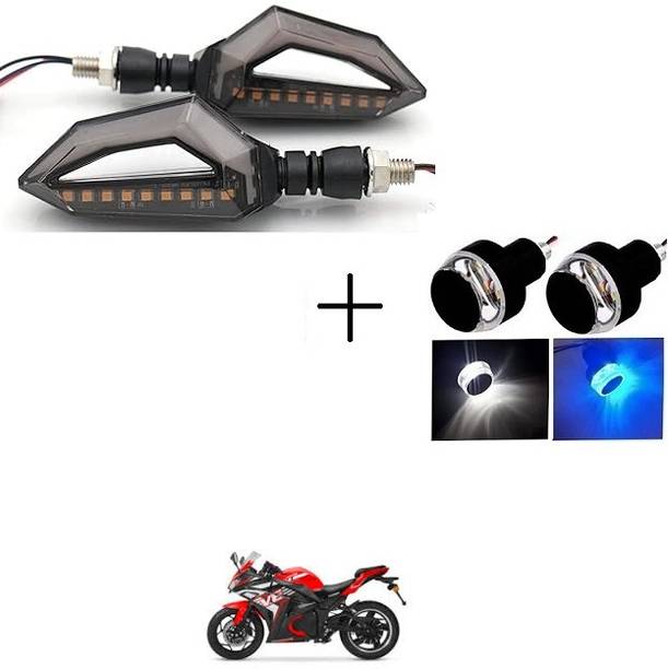 PECULIAR ZONE Front, Rear, Side LED Indicator Light for Bajaj, Hero, Honda, TVS, Suzuki, Universal For Bike Universal For Bike