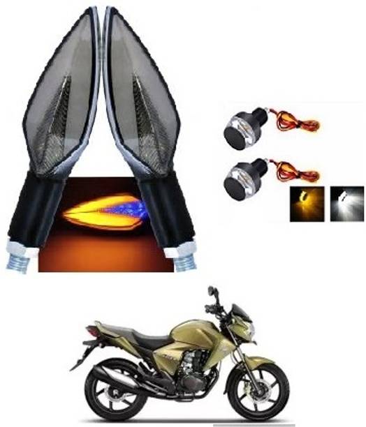 PECULIAR ZONE Front, Rear, Side LED Indicator Light for Bajaj, Hero, Honda, TVS, Suzuki, Universal For Bike Universal For Bike
