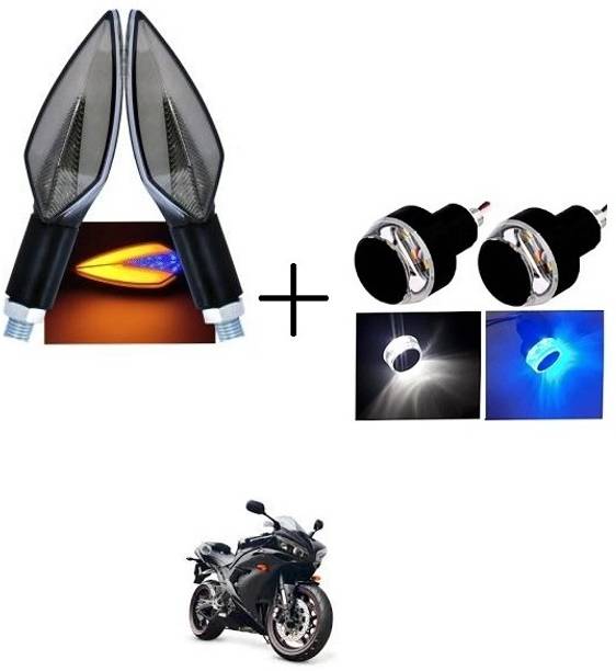 PECULIAR ZONE Front, Rear, Side LED Indicator Light for Bajaj, Hero, Honda, TVS, Suzuki, Universal For Bike Universal For Bike