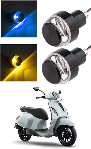 MARKOPLUS Front, Side LED Indicator Light for Bajaj Universal For Bike