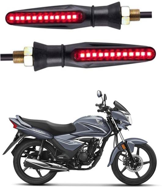MARKOPLUS Front, Rear LED Indicator Light for Honda CB Shine