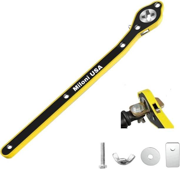 MILONI USA Universal Car Jack Ratchet Wrench 360 Vehicle Jack