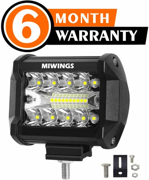 Miwings 18 LED Fog Light/Work Light Off Road Driving Lamp Universal for All Bike and Car Fog Lamp Motorbike, Car LED (12 V, 54 W)