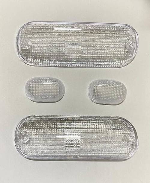 KYLO Front Indicator Transparent Glass Set of 4| Compatible with Maruti Zen, Alto,800 Indicator Light Car Incandescent for Maruti Suzuki (2 V, 2 W)