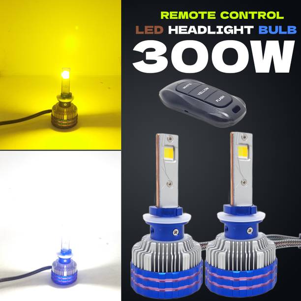 AutoPowerz Yellow/White 300W H4 Fitting Headlight Bulb Headlight Car, Motorbike, Truck LED (12 V, 300 W)