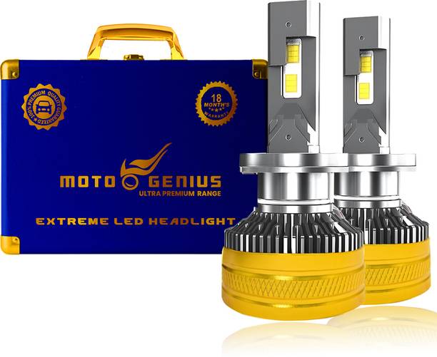 Moto Genius Super Bright 300W LED Headlight Conversion Kit for Car & Motorbike (H4) Headlight Car, Motorbike LED (32 V, 300 W)