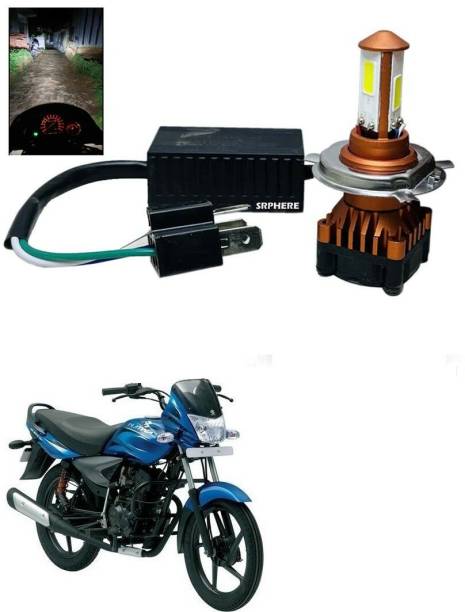 SRPHERE CYT LED Bike Headlight Bulb for Platina 100 DTS-i Headlight Motorbike LED for Bajaj (12 V, 35 W)