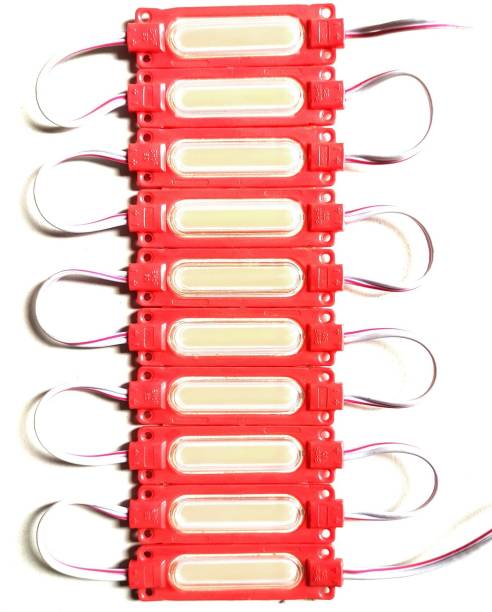 Wizzo 10 Pieces {RED} DC 12-V 2 Watt Capsule Shape Waterproof LED Interior Light Car LED (12 V, 2 W)