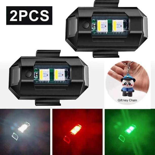 Giinix Position Wireless Light Reversing Light Car, Motorbike 2PC Drone LED Flash LED Dash Light Car, Motorbike LED (12 V, 10 W)
