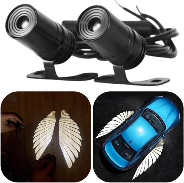 AutoPowerz Waterproof LED Angel Wing Style Light Universal For Bike & Car Car Fancy Lights