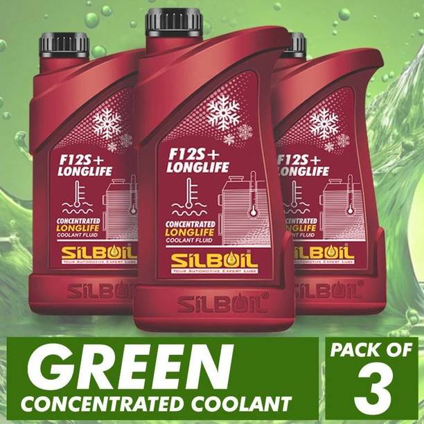 SILBOIL P3 GREEN F12S+ LONGLIFE ANTIFREEZE | Concentrated (1:4) Formula with Advanced Deep-Cool Technology Coolant