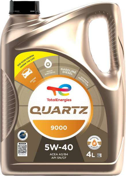 Total Energies Quartz 9000 5W-40 Full-Synthetic Engine Oil