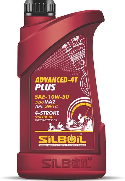 SILBOIL ADVANCED 4T -PLUS 10W-50 ( API: SN/TC) ( JASO: MA-2) High Performance फुल सिंथेटिक इंजन ऑइल
