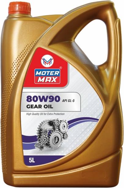 MOTER MAX Premium Quality 5L 80W90 API GL-5 Heavy-Duty High Performance Gear Oil