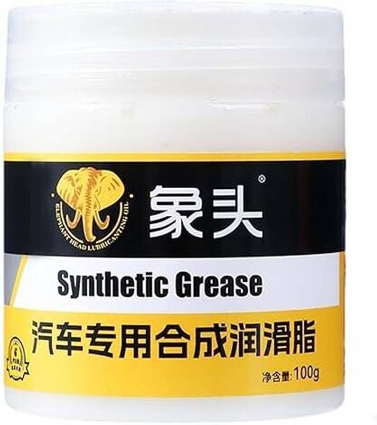 Sergio Synthetic White Grease Lubricant Long Lasting Auto Lube to reduce Friction Seat Slider track, Spark Plugs Sealant for Electrical Connectors(100g) Brake Oil
