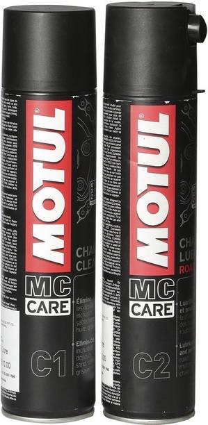 MOTUL Combo of Chain Cleaner and Lube Harwat चेन ऑइल