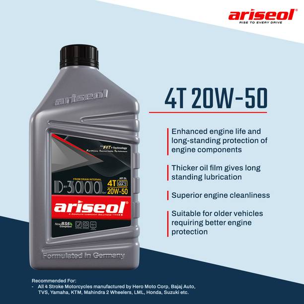 ARISEOL 20W-50 D-3000 900ml Synthetic Blend Engine Oil