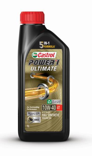 Castrol Power1 Ultimate 10W-40 4T Power1 Ultimate Full-Synthetic Engine Oil