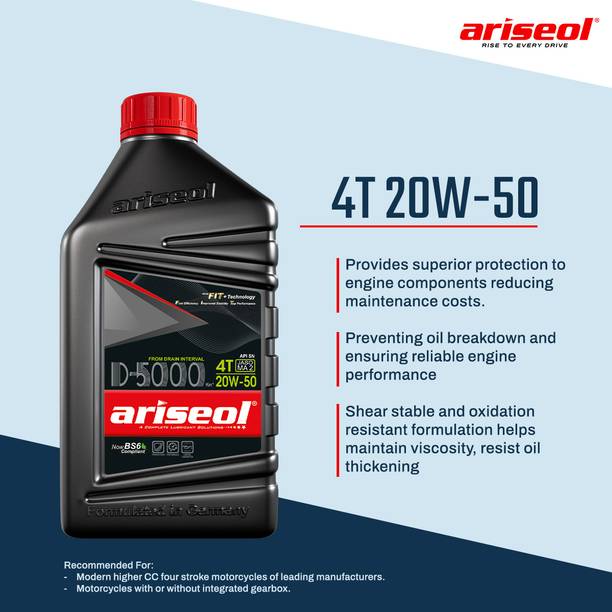 ARISEOL 20W-50 D-5000 900ml Synthetic Blend Engine Oil