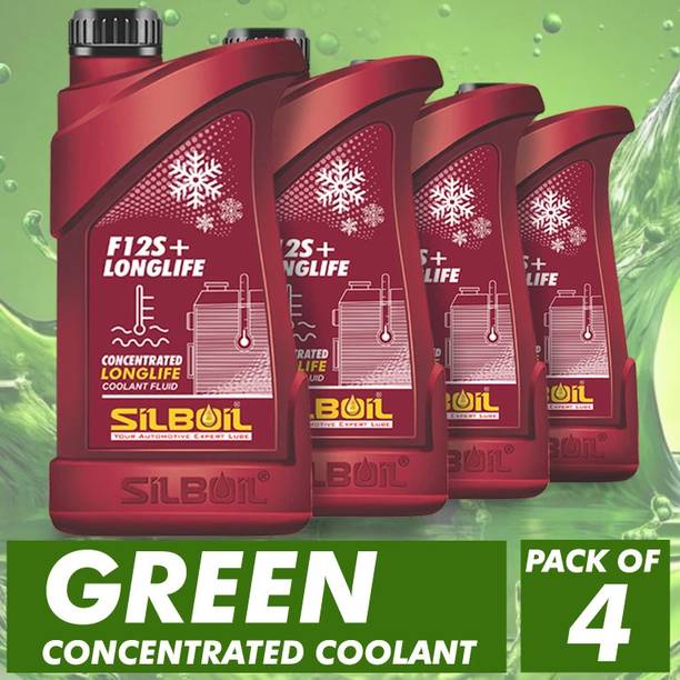 SILBOIL P4 GREEN F12S+ LONGLIFE ANTIFREEZE | Concentrated (1:4) Formula with Advanced Deep-Cool Technology Coolant