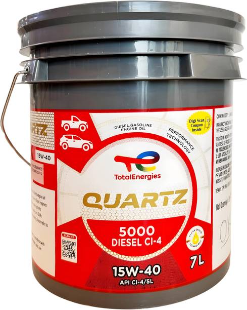 Total Energies Quartz 5000 Diesel 15W-40 High Performance Engine Oil