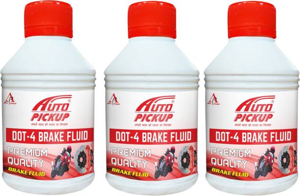 AUTO PICKUP Premium Quality 1+1+1 Combo 100ml Heavy-Duty DOT-4 Brake Oil