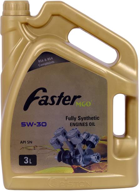 piston Faster 5W-30 API SN For Petrol,Diesel & CNG cars Full-Synthetic Engine Oil