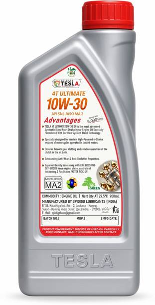 SPIDIGO PREMIUM TESLA 10W30 4T 900ML TESLA 10W30 4T 900ML 1 Gear Oil