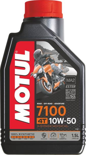 MOTUL 7100 4T 10W-50Ester core 10W-50 100% Ester Full-Synthetic Engine Oil