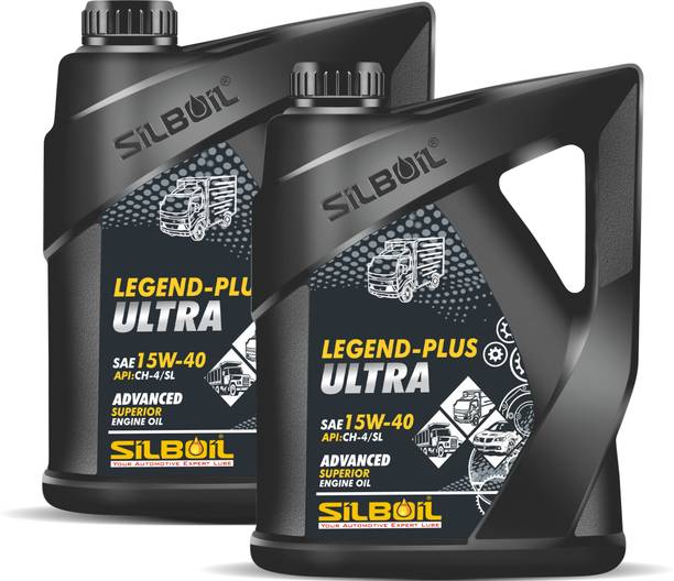 SILBOIL P2 LEGEND-PLUS ULTRA SAE 15W-40 (API SL/CH-4 Certified) | Advanced High-Mileage Multi-Grade Engine Oil