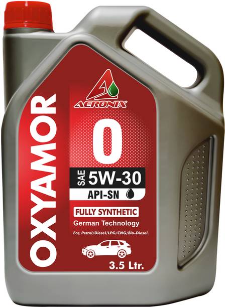 Aeronix OXYAMOR 5W-30 API-SN 4 Wheeler Passenger Car Synthetic Blend Engine Oil
