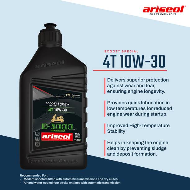 ARISEOL 10W-30 D-3000 (Spout Cap) 800ml Synthetic Blend...