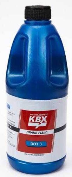 KBX Brake fluid KBX DOT-3 Brake Fluid for multipurpose (Brake oil) KBX Brake Fluid DOT-3 Universal Purpose Brake Oil
