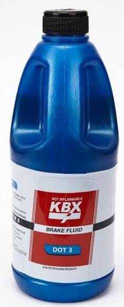 KBX Brake fluid KBX DOT-3 Brake Fluid for multipurpose (Brake oil) KBX Brake Fluid DOT-3 Universal Purpose Brake Oil