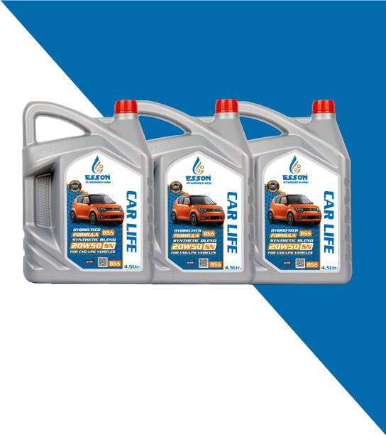 ESSON CAR LIFE 20W50 4.5 LTR P3 CAR LIFE 20W50 SN SYNTHETIC BLEND 4.5 LTR P3 High Performance Engine Oil