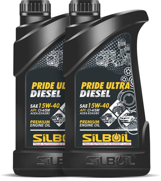 SILBOIL P2 PRIDE ULTRA DIESEL SAE 15W-40 ( API: CI-4/SM Certified ) Premium Turbo Diesel High-Mileage Engine Oil
