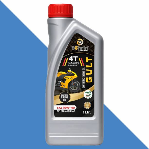 behrin GULT 10W 40 4T 5-in-1 Full Synthetic Technology | For High-Performance Bikes | BS6 Ready Full-Synthetic Engine Oil