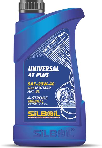 SILBOIL P1 UNIVERSAL 4T-PLUS 20W-40 (API: SL) ( JASO: MB/MA-2) High Performance Mineral Engine Oil