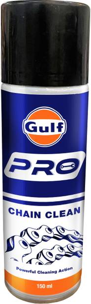 Gulf PRO CHAIN CLEAN Fast Degreasing Formula Chain Cleaning Solution | Compatible with O, X, Z-Ring Chain Oil