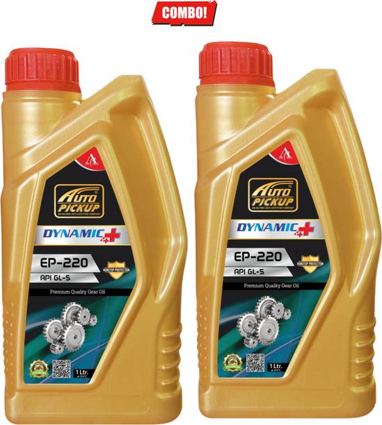 AUTO PICKUP Premium_Quality 1+1 Combo Pack Of 2 EP-220 API GL-5 High Preformance Gear Oil
