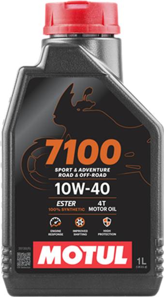 MOTUL 7100 4T10W-40Ester core 100% Synthetic Ester फुल सिंथेटिक इंजन ऑइल