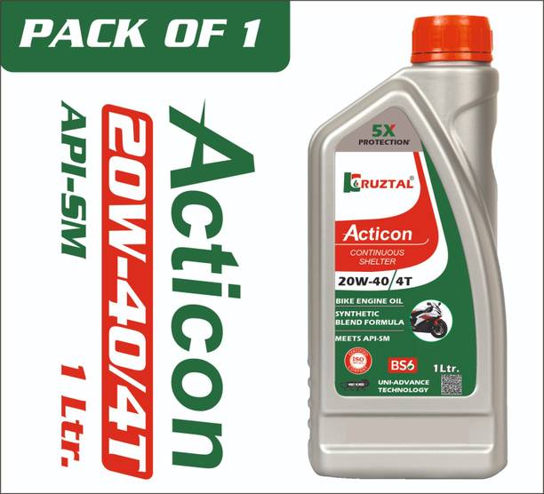 IKRUZTAL ACTICON 20W-40 API-SM 5X PROTECTION ENGINE OIL Conventional Engine Oil