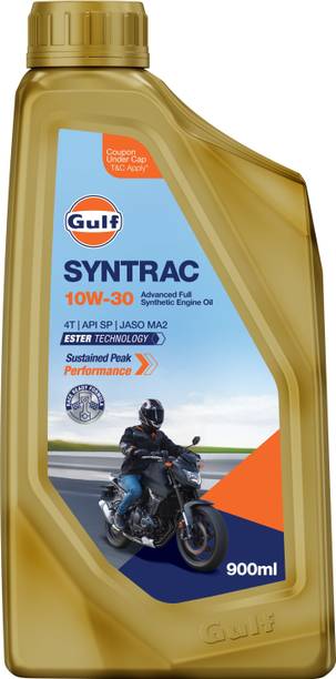 Gulf Syntrac 10W-30 2 Wheeler Bike High Performance Engine Oil
