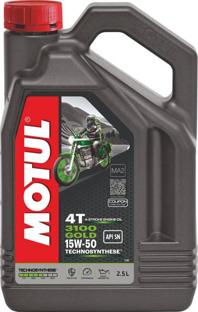 MOTUL 3100 Gold 4T 15W-50 हाई-माइलेज इंजन ऑइल
