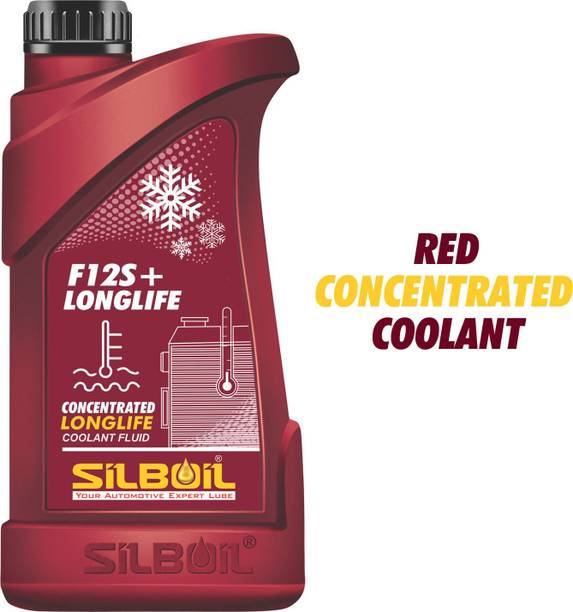 SILBOIL RED F12S+ LONGLIFE ANTIFREEZE | Concentrated (1:4) Formula with Advanced Deep-Cool Technology Coolant